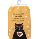 Primitives by Kathy - Kitchen Towel - I'm A Normal Cat Lady - 101667