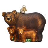 Old World Christmas - Bear With Cubs - 12199