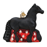 Old World Christmas - Friesian Horse - 12589