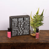 Primitives by Kathy - Box Sign - You Are The Peanut - 21463