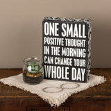 Primitives by Kathy - Box Sign - Positive Thought - 22675