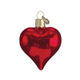 Old World Christmas - Shiny Red Heart - 30009