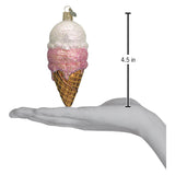 Old World Christmas - Ice Cream Cone - 32028