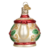 Old World Christmas - Holly Teapot - 32247