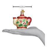 Old World Christmas - Holly Teapot - 32247