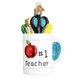 Old World Christmas - Best Teacher Mug - 32318