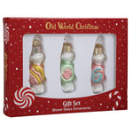 Old World Christmas - Salt Water Taffy Set (3Pc) - 32558