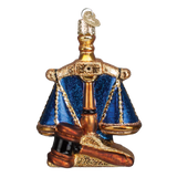 Old World Christmas - Scales Of Justice - 36160