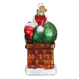 Old World Christmas - Chimney Stop Santa - 40297