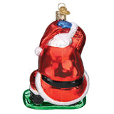 Old World Christmas - Snowboarding Santa - 40321