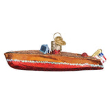 Old World Christmas - Classic Wooden Boat - 46087