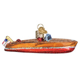 Old World Christmas - Classic Wooden Boat - 46087