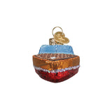 Old World Christmas - Classic Wooden Boat - 46087