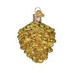 Old World Christmas - Small Gold Pine Cone - 48018