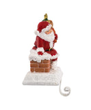 Kurt Adler - Santa With Gift Box Stocking Hanger - J8941