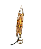 Kurt Adler - 9.25" UL 10-Light Capiz Clear Star Treetop - UL0118/C