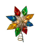 Kurt Adler - 9.25" UL 10-Light Capiz Multicolored Star Treetop - UL0118/M