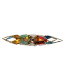 Kurt Adler - 9.25" UL 10-Light Capiz Multicolored Star Treetop - UL0118/M