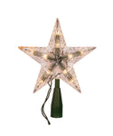 Kurt Adler - 7" UL 10-Light Clear Star Treetop - UL0124C