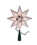 Kurt Adler - 8" UL 10-Light Clear Star Treetop - UL0130C