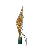 Kurt Adler - 9" UL 10-Light Gold Wire Star Treetop - UL0131GO