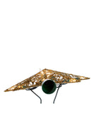 Kurt Adler - 9" UL 10-Light Gold Wire Star Treetop - UL0131GO