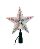 Kurt Adler - 7" UL 10-Light Multicolored Crystal Star Treetop - UL0158