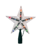 Kurt Adler - 7" UL 10-Light Multicolored Crystal Star Treetop - UL0158