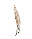 Kurt Adler - 9.27" UL 10-Light Capiz Gold Star With Arabesque Decoration Treetop - UL0271