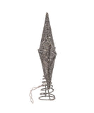 Kurt Adler - 10" UL 20-Light Silver Star Treetop - UL0895
