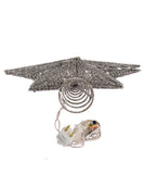 Kurt Adler - 10" UL 20-Light Silver Star Treetop - UL0895