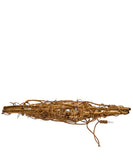 Kurt Adler - 9.8" UL 20-Light Gold Rattan Star Treetop - UL1214