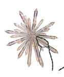 Kurt Adler - 11.25" UL 30-Light Crystal Snowflake Treetop - UL1883