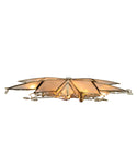 Kurt Adler - 9" UL 10-Light Capiz Star With Scroll Design Treetop - UL3110