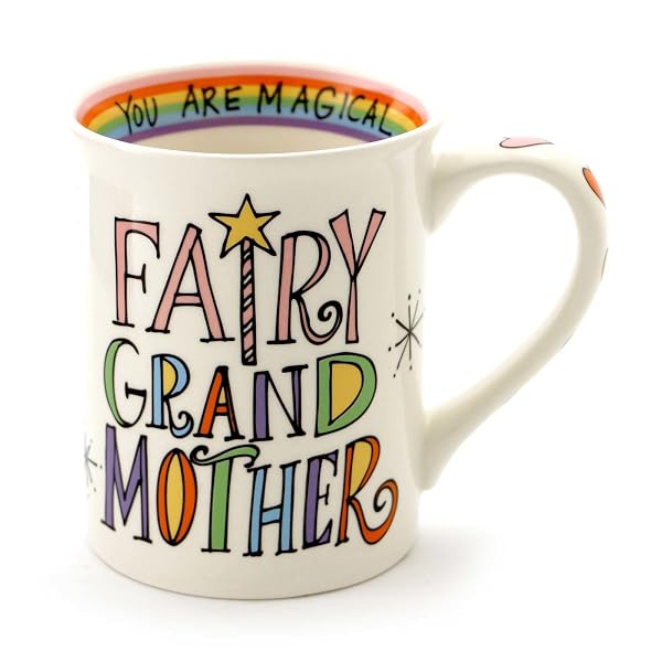 Our Name is Mud ”Fairy Grandmother” Stoneware Coffee Mug, 16 oz.
