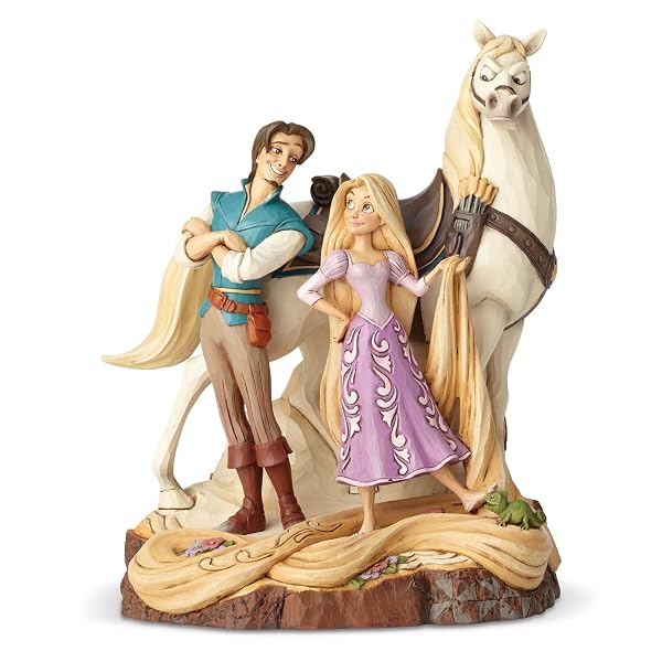 Enesco DSTRA TANGLED CARVED BY HEART FIGURE (C: 1-1-2), 8.5 Inches