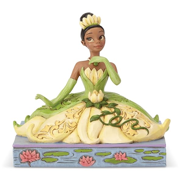 Enesco Disney Traditions by Jim Shore Tiana Personality Pose Figurine, 4 Inch, Multicolor