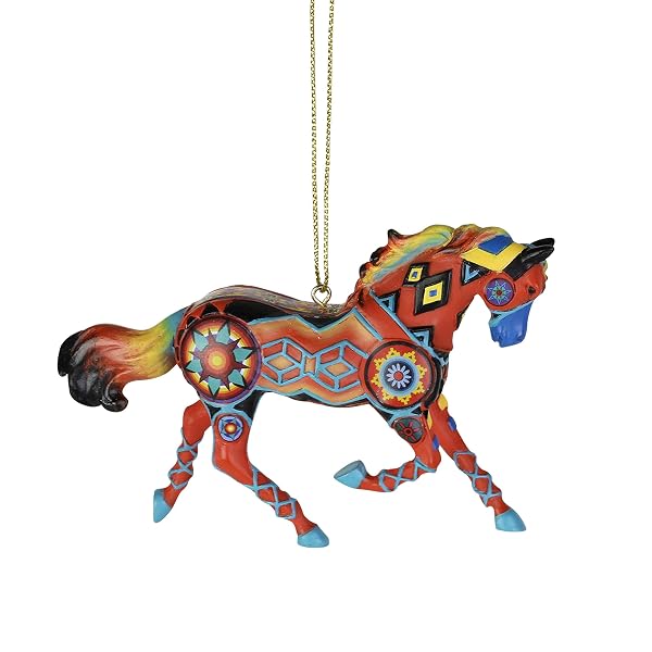 Enesco Trail of Painted Ponies Eye Dazzler Hanging Ornament, 2.6", Multicolor