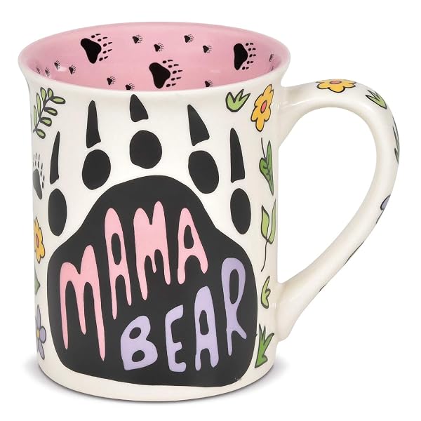 Enesco Our Name is Mud Mama Bear Coffee Mug, 1 Count (Pack of 1), Multicolor
