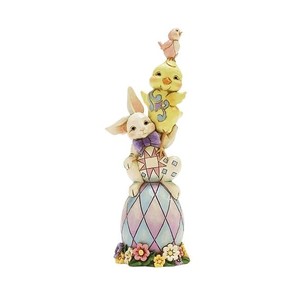 Enesco Jim Shore Heartwood Creek Stacked Easter Pint Sized Figurine