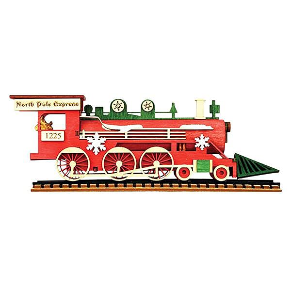 Ginger Cottages - Old World Christmas Santa's North Pole Express Engine - 80034