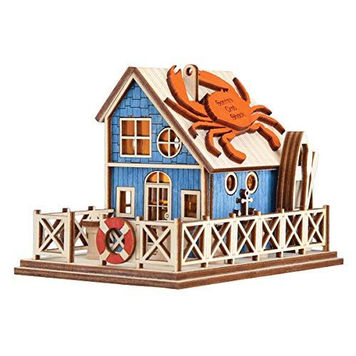 Ginger Cottages - Ornaments Crab Shack Wooden - 80042