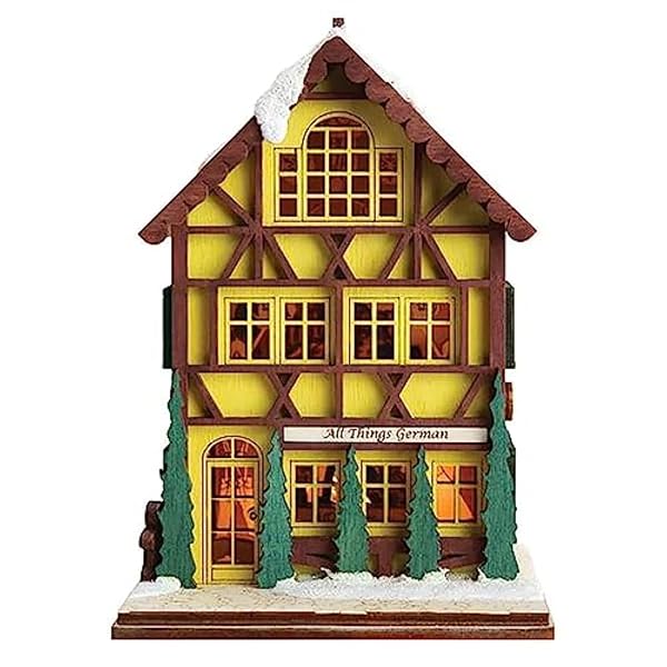 Ginger Cottages - Ornaments All Things German Wooden - 80045