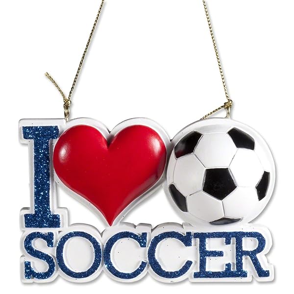 Kurt Adler - Soccer Christmas Ornament - A1058