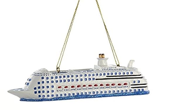 Kurt Adler - Cruise Ship Christmas Ornament - X223