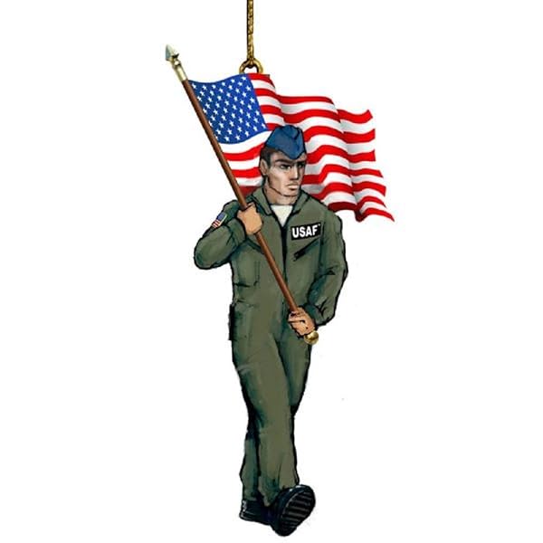 Kurt Adler - United States Air Force Soldier Ornament New USAF - AF2191
