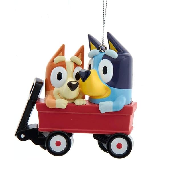 Kurt Adler - 3 Bluey Bingo Personalization ORN - BL2211