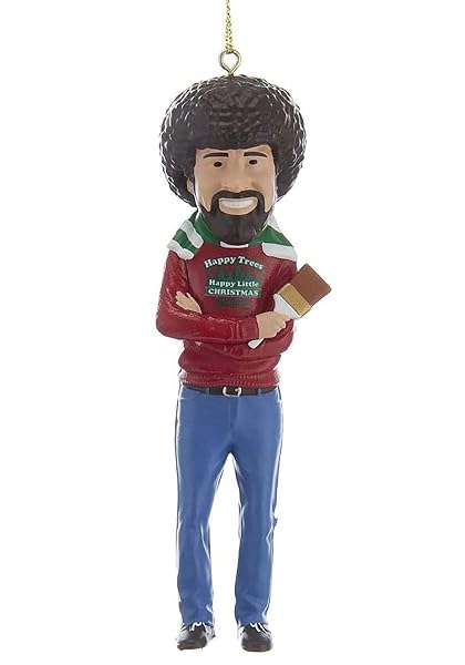 Kurt Adler - Bob Ross Figural Ornament by - BO1181