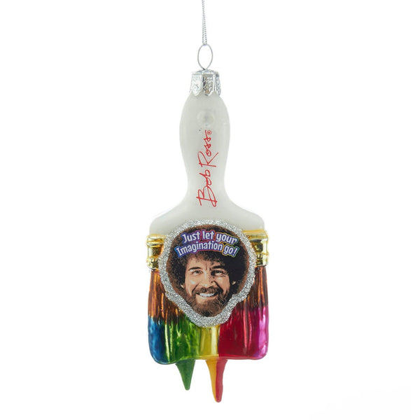 Kurt Adler - 80MM Bob Ross Paint Brush Ornament - BO4183