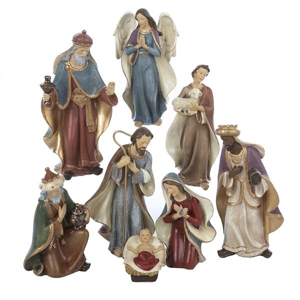Kurt Adler - Resin Nativity Figurine Set - C5709